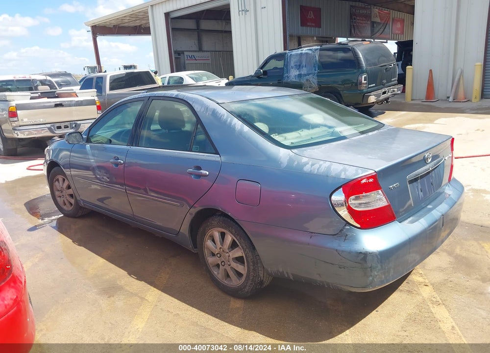 2002 TOYOTA CAMRY XLE VIN: 4T1BE30K12U531289