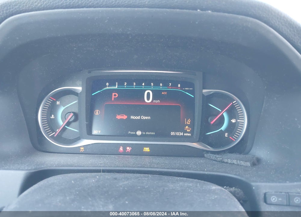 2019 HONDA PILOT EX VIN: 5FNYF5H38KB045432