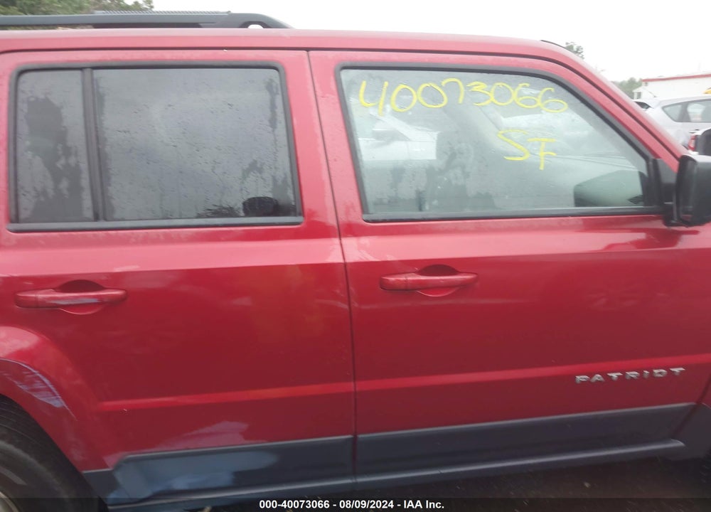 2014 JEEP PATRIOT SPORT VIN: 1C4NJRBB1ED809190