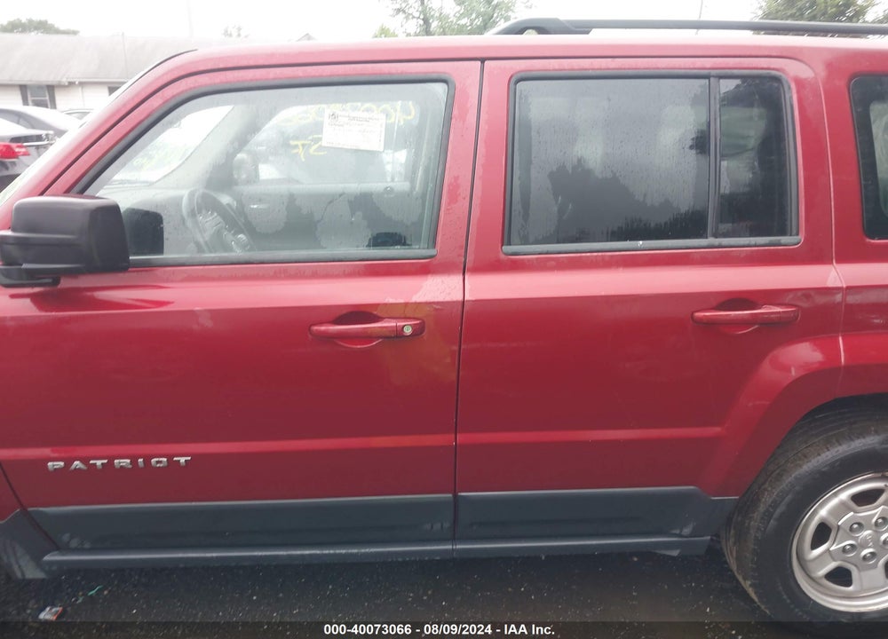 2014 JEEP PATRIOT SPORT VIN: 1C4NJRBB1ED809190