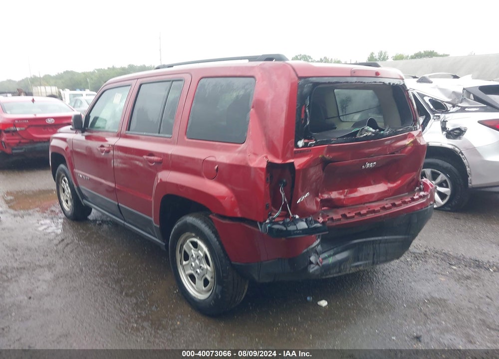 2014 JEEP PATRIOT SPORT VIN: 1C4NJRBB1ED809190
