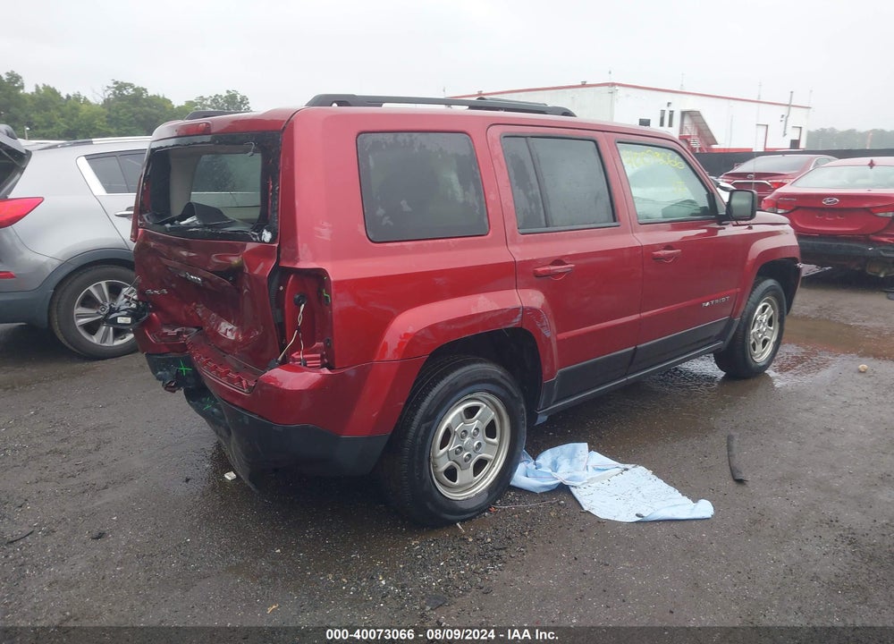 2014 JEEP PATRIOT SPORT VIN: 1C4NJRBB1ED809190