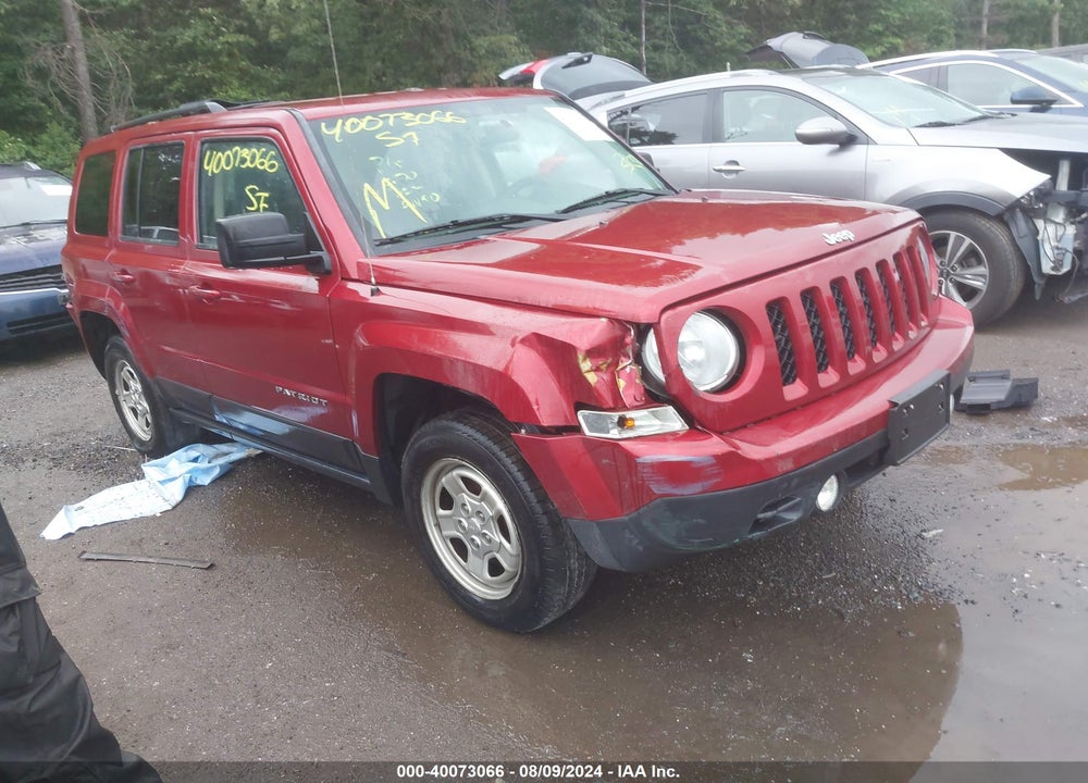 2014 JEEP PATRIOT SPORT VIN: 1C4NJRBB1ED809190