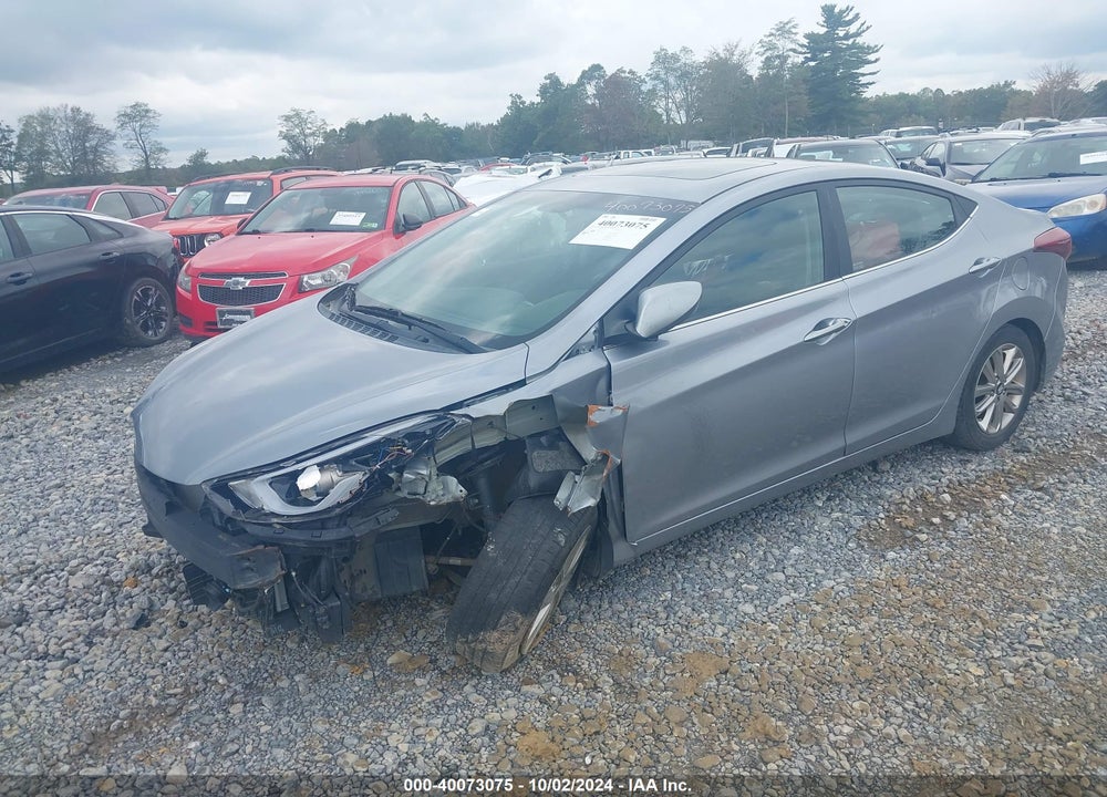 2015 HYUNDAI ELANTRA SE VIN: 5NPDH4AE1FH617317