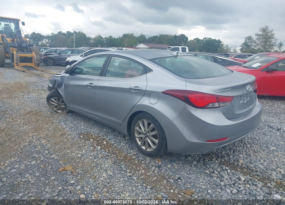 2015 HYUNDAI ELANTRA SE VIN: 5NPDH4AE1FH617317