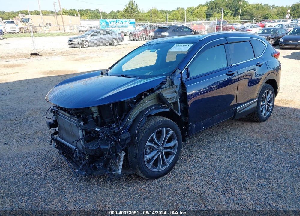 2022 HONDA CR-V HYBRID TOURING VIN: 5J6RT6H90NL045766
