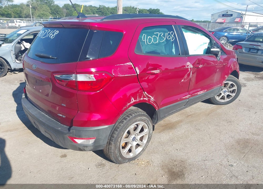 2018 FORD ECOSPORT SE VIN: MAJ6P1UL0JC159445