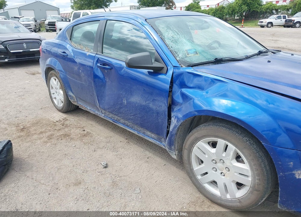 2013 DODGE AVENGER SE VIN: 1C3CDZAB1DN576263