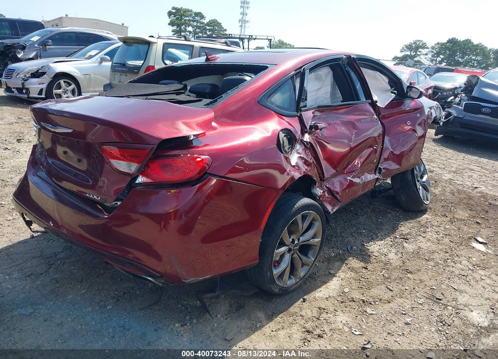 2015 CHRYSLER 200 S VIN: 1C3CCCBB5FN673354