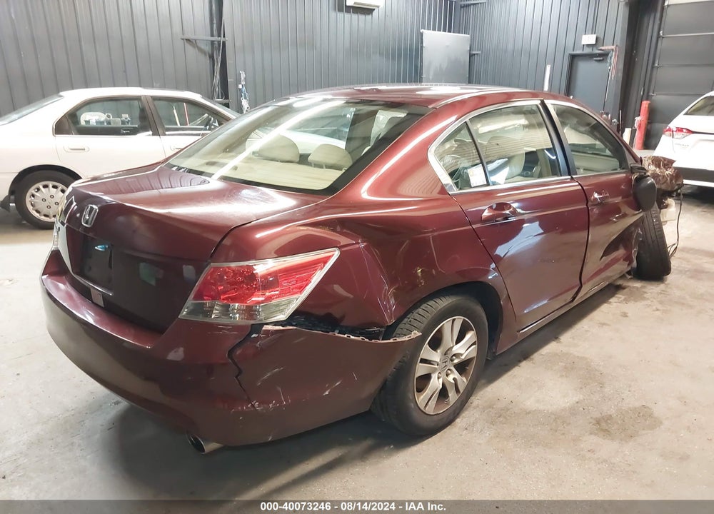 2009 HONDA ACCORD 2.4 LX-P VIN: 1HGCP26489A149652