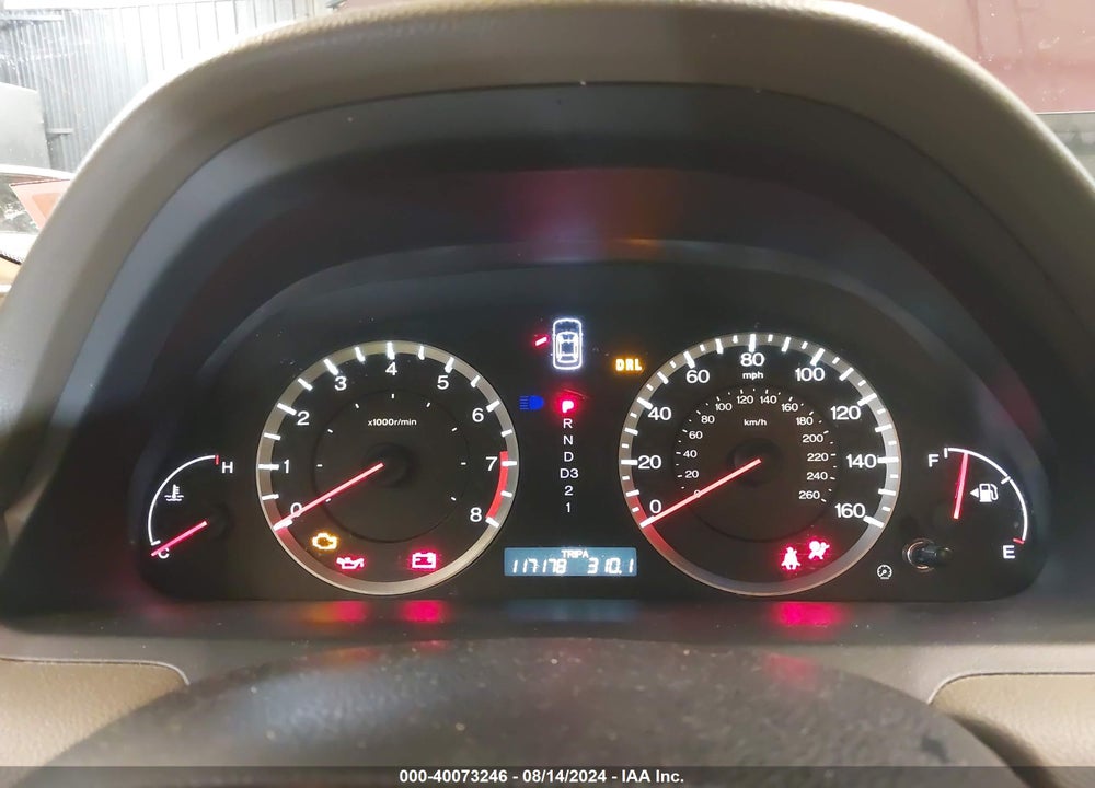 2009 HONDA ACCORD 2.4 LX-P VIN: 1HGCP26489A149652