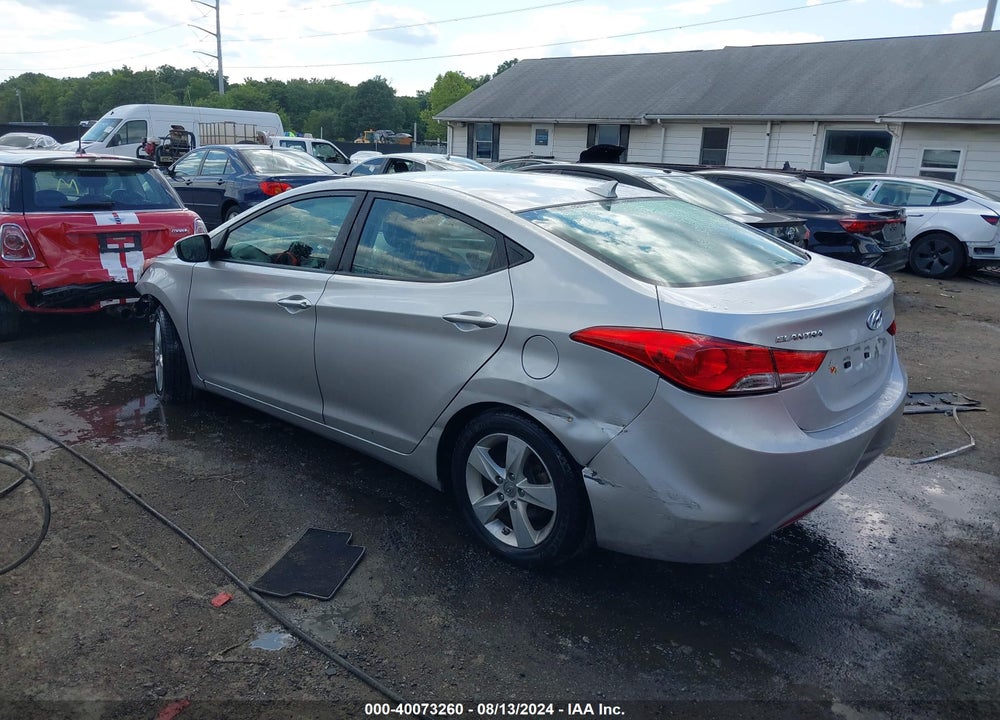 2013 HYUNDAI ELANTRA GLS VIN: 5NPDH4AE6DH391000