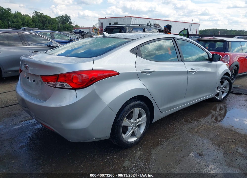 2013 HYUNDAI ELANTRA GLS VIN: 5NPDH4AE6DH391000