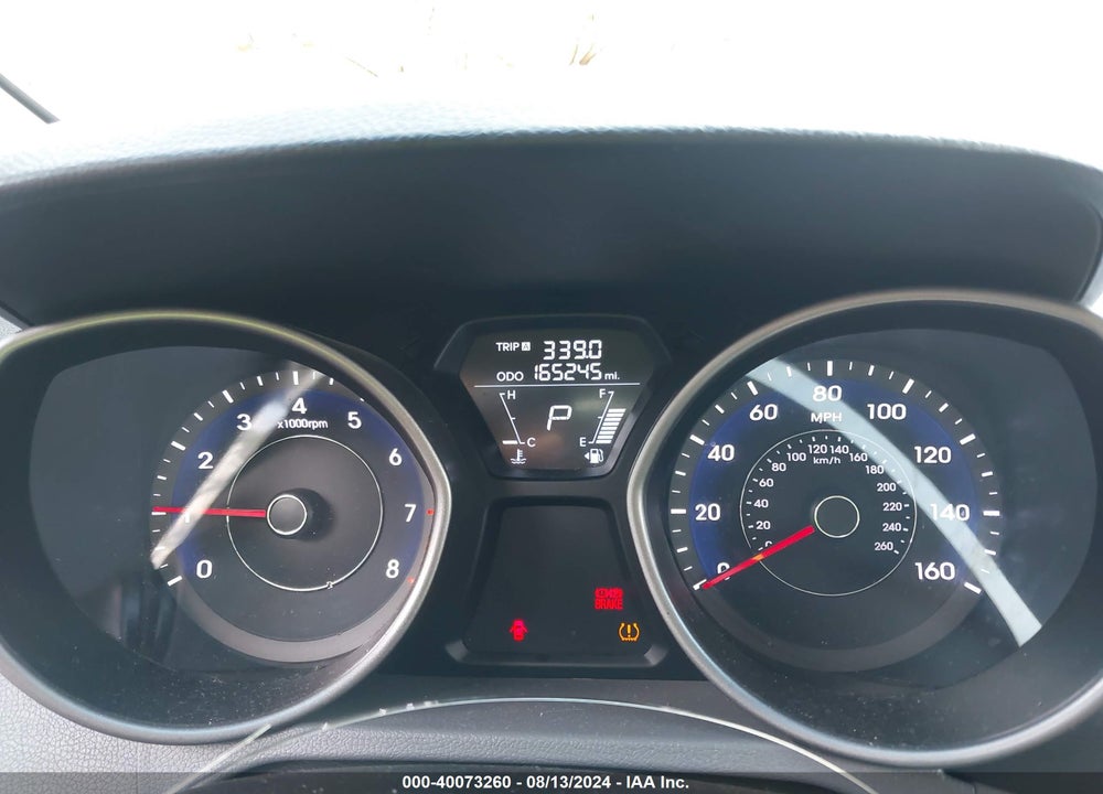 2013 HYUNDAI ELANTRA GLS VIN: 5NPDH4AE6DH391000
