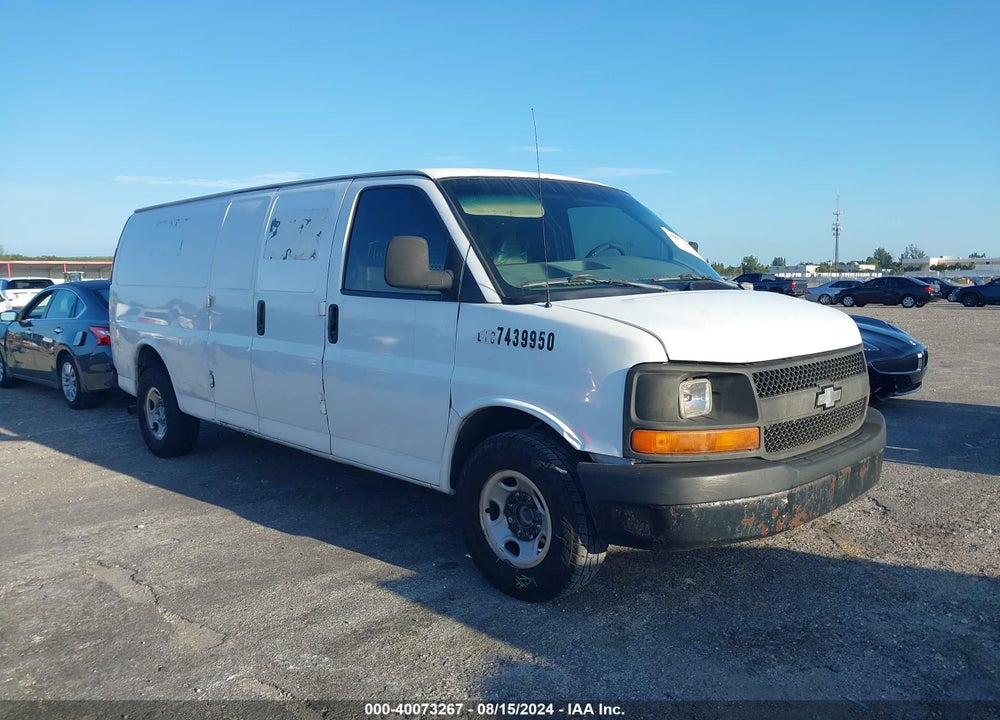 2007 CHEVROLET EXPRESS WORK VAN VIN: 1GCGG29V571163493
