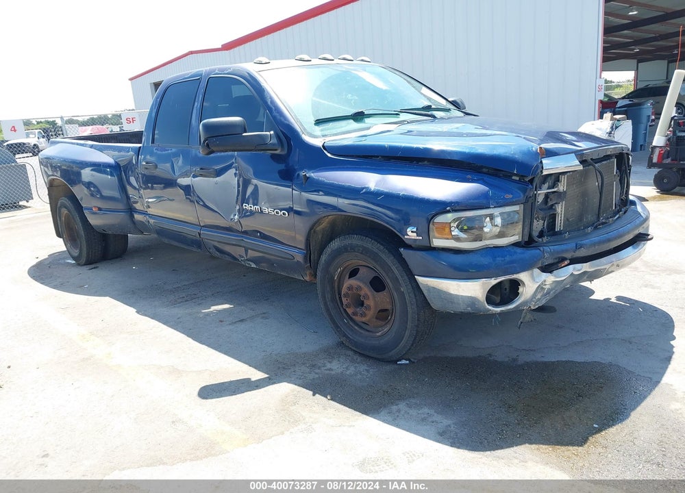 2004 DODGE RAM 3500 SLT/LARAMIE VIN: 3D7MA48C34G144587