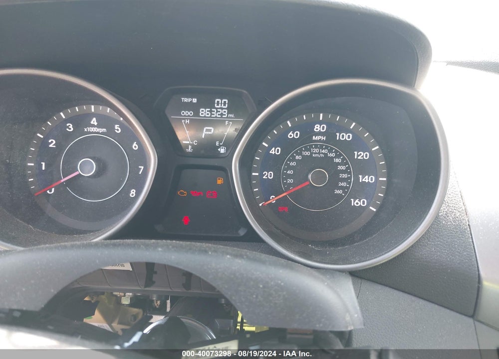 2013 HYUNDAI ELANTRA GLS VIN: 5NPDH4AEXDH381568