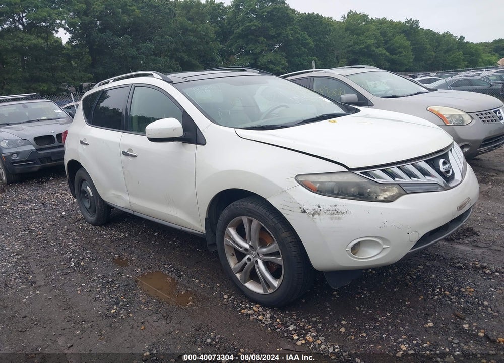 2009 NISSAN MURANO LE VIN: JN8AZ18WX9W148583