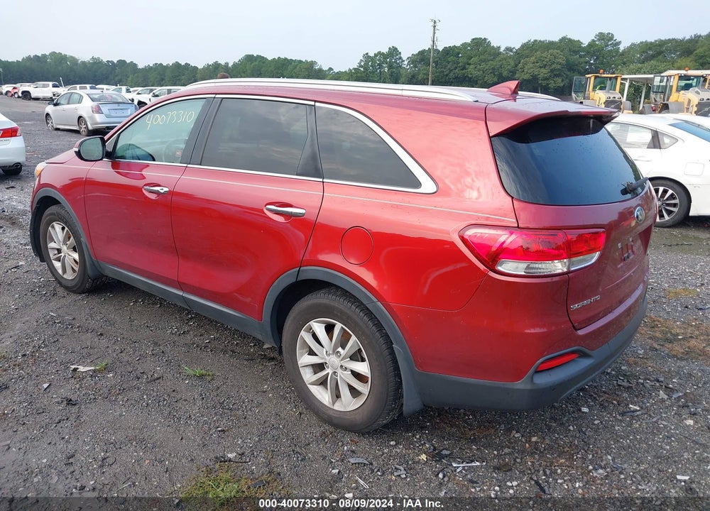 2017 KIA SORENTO 2.4L LX VIN: 5XYPG4A34HG259798