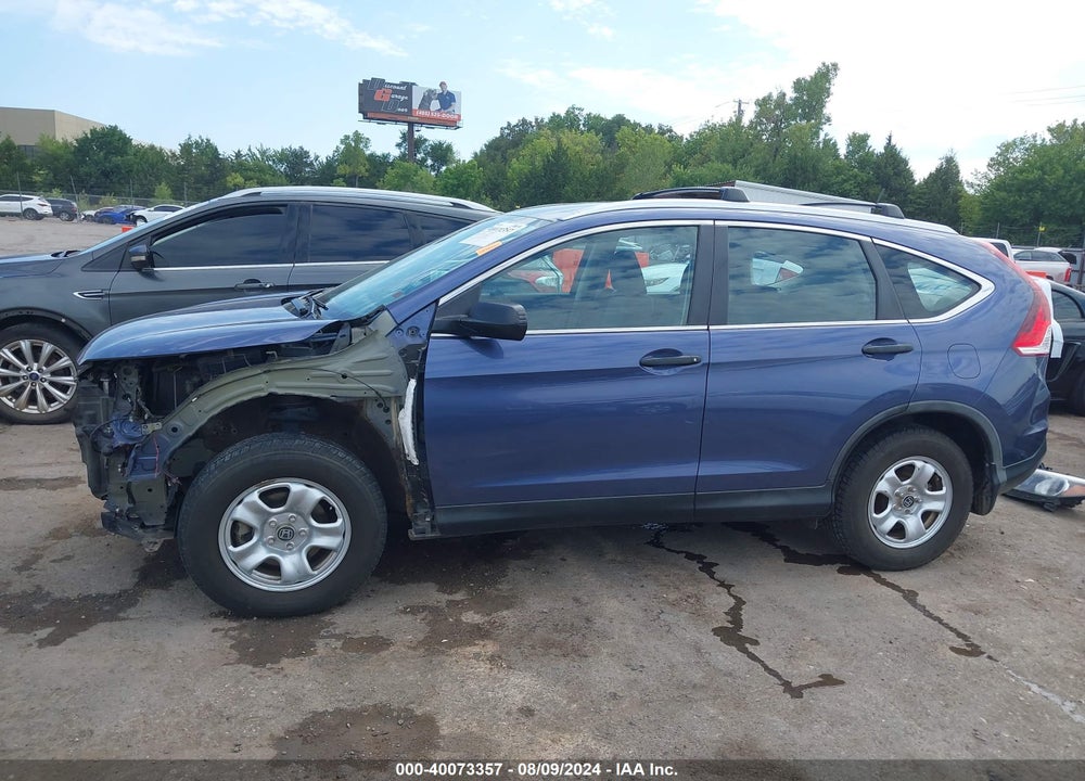 2013 HONDA CR-V LX VIN: 2HKRM4H37DH616496