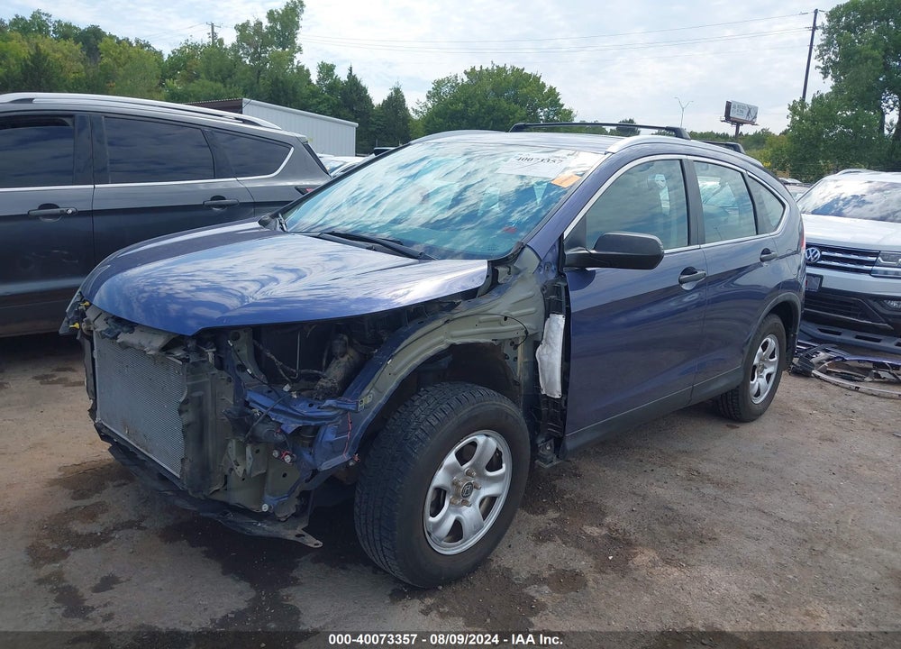 2013 HONDA CR-V LX VIN: 2HKRM4H37DH616496