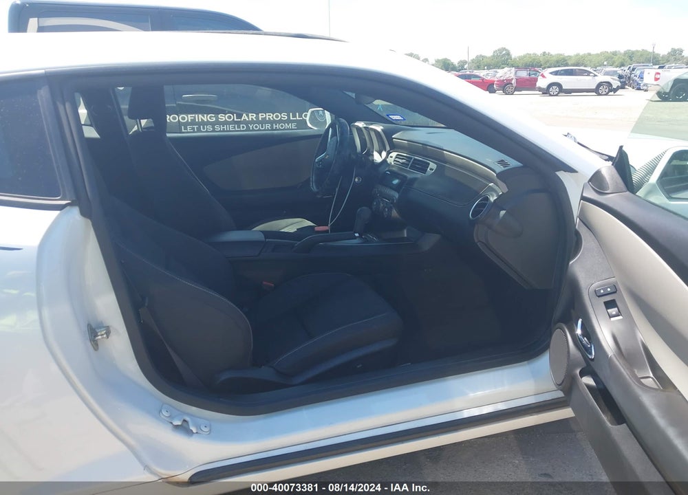 2012 CHEVROLET CAMARO 2LS VIN: 2G1FA1E39C9125095