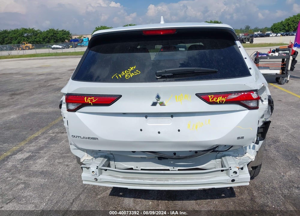 2024 MITSUBISHI OUTLANDER SE 2.5 2WD/SE BLACK EDITION S-AWC/SE BLACK EDITION W/PANO ROOF VIN: JA4J3VA80RZ028753