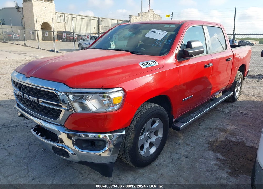 2023 RAM 1500 BIG HORN 4X2 5'7 BOX VIN: 1C6RREFG3PN670273