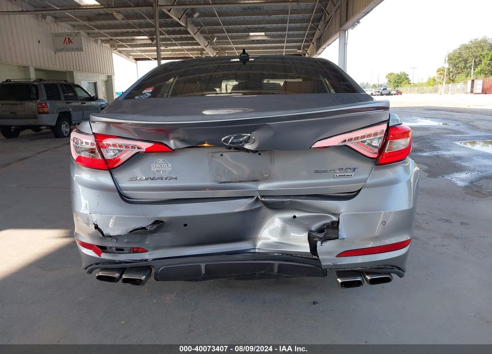 2015 HYUNDAI SONATA LIMITED 2.0T VIN: 5NPE34AB9FH109637