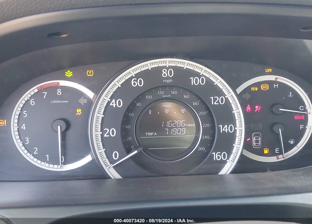 2013 HONDA ACCORD EX-L V-6 VIN: 1HGCR3F83DA031391