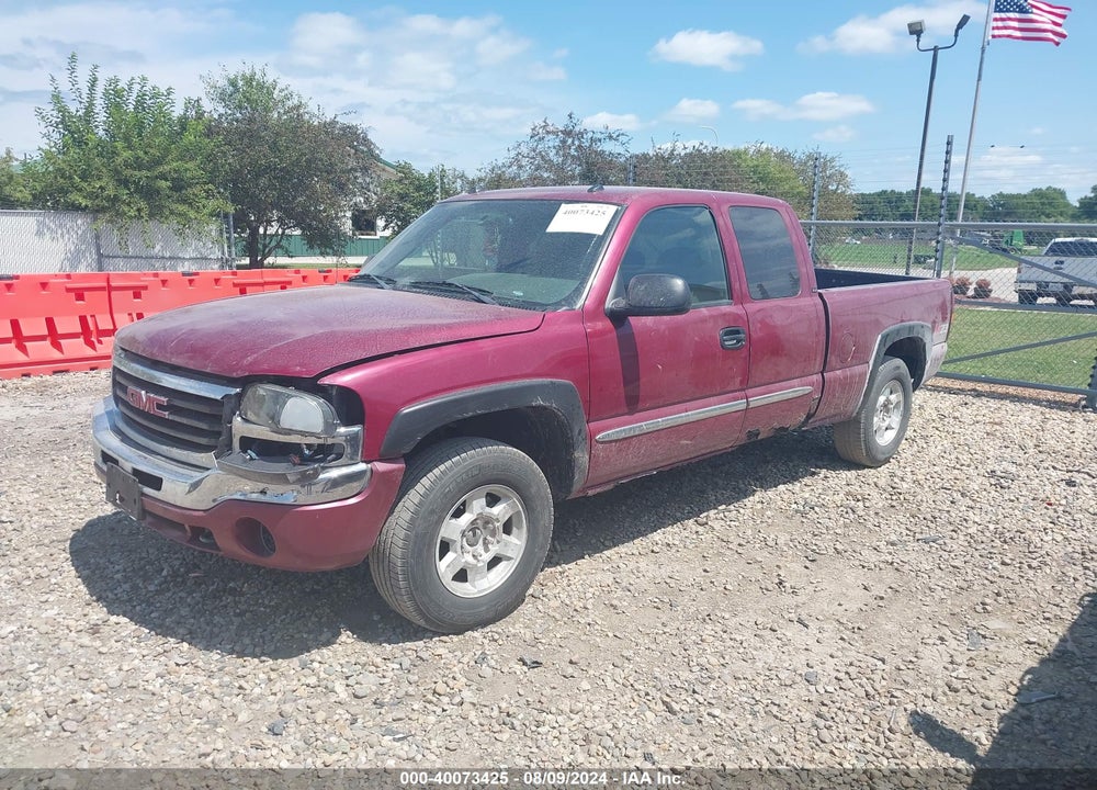 2004 GMC SIERRA 1500 SLE VIN: 2GTEK19T441231769