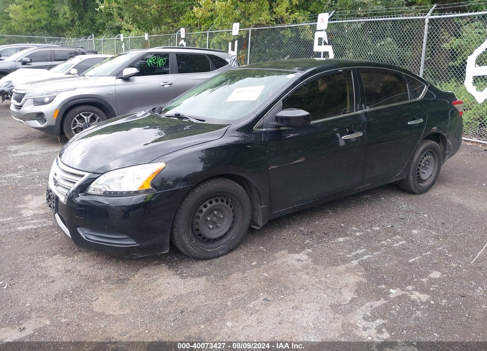 2015 NISSAN SENTRA SV VIN: 3N1AB7AP1FY257804