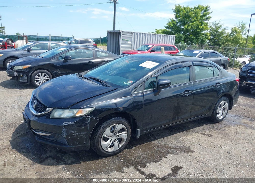 2015 HONDA CIVIC LX VIN: 19XFB2F5XFE285101