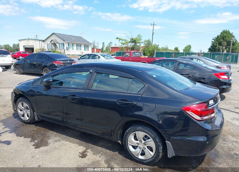 2015 HONDA CIVIC LX VIN: 19XFB2F5XFE285101