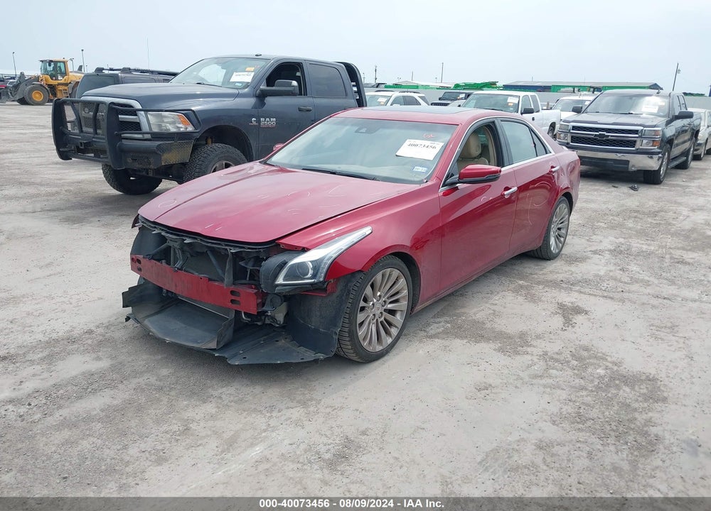 2014 CADILLAC CTS LUXURY VIN: 1G6AX5SX1E0127471