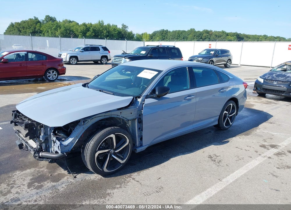 2022 HONDA ACCORD SPORT VIN: 1HGCV1F36NA005972