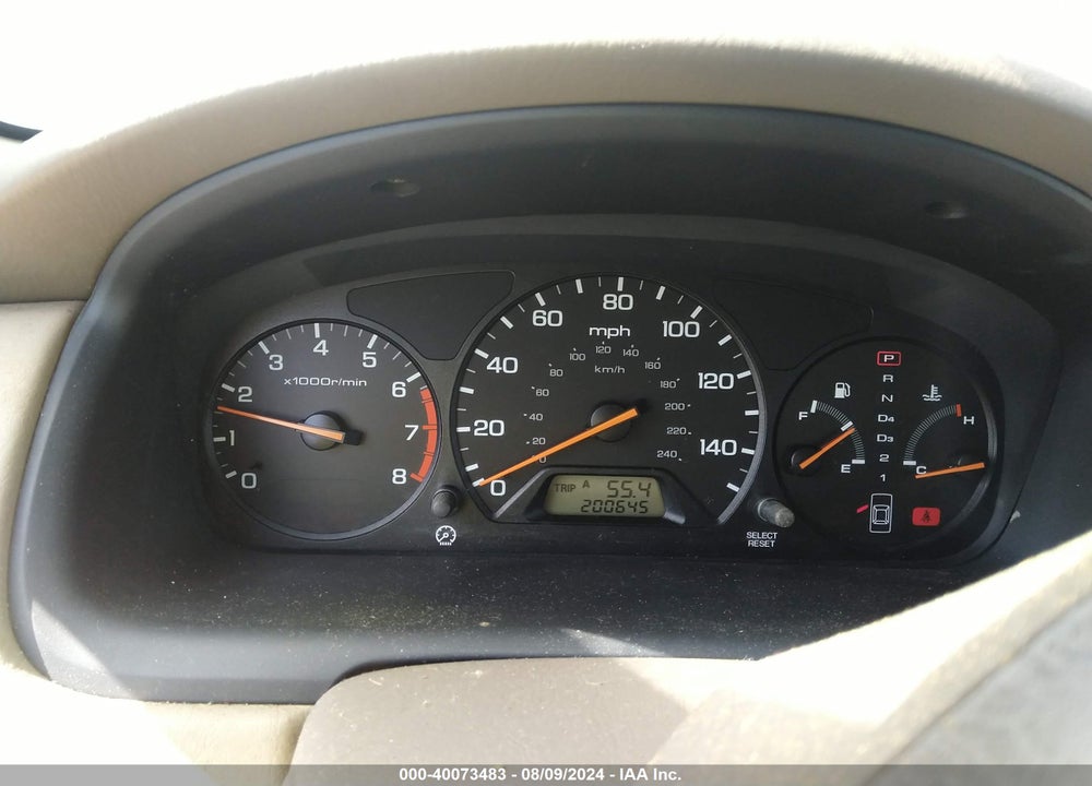 1998 HONDA ACCORD EX VIN: 1HGCG5659WA216734