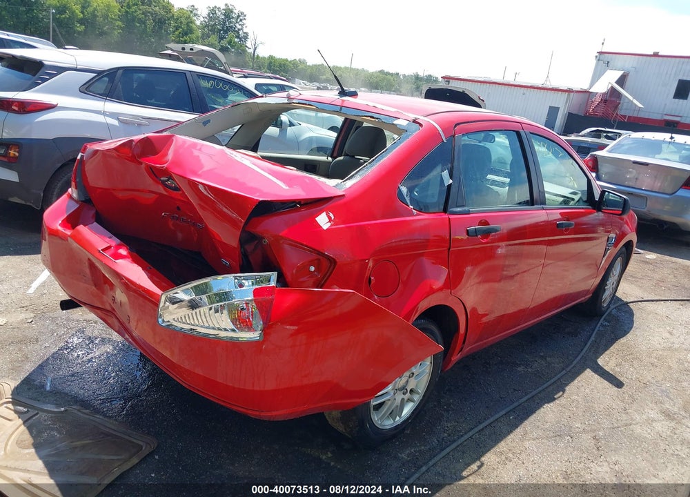2008 FORD FOCUS SE/SES VIN: 1FAHP35N28W284332