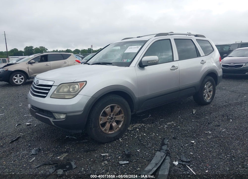 2009 KIA BORREGO EX V6 VIN: KNDJH741595038249