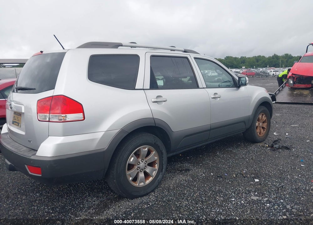 2009 KIA BORREGO EX V6 VIN: KNDJH741595038249