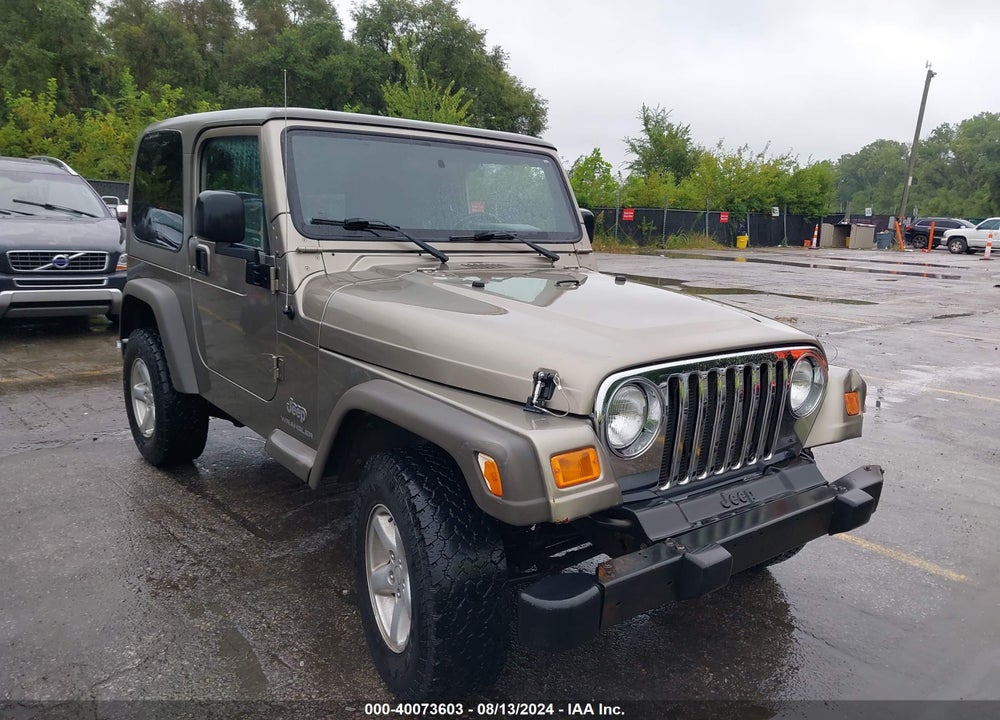 2005 JEEP WRANGLER X VIN: 1J4FA39S55P313678