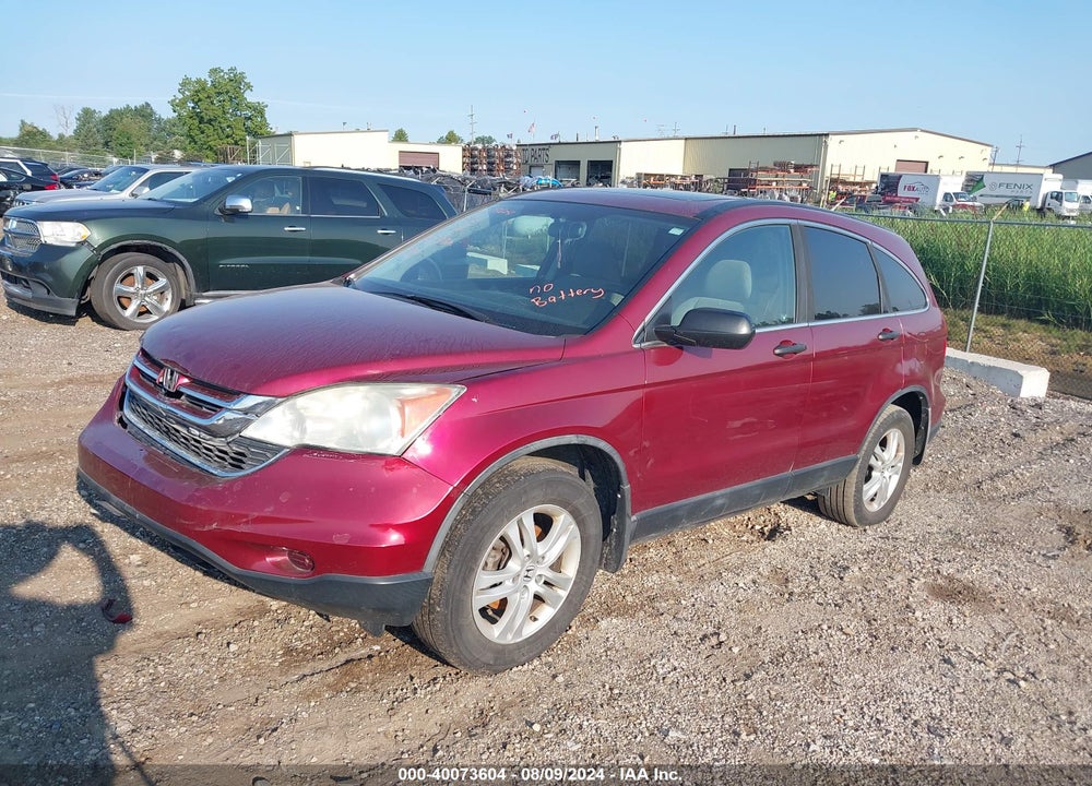 2010 HONDA CR-V EX VIN: 5J6RE4H57AL037167