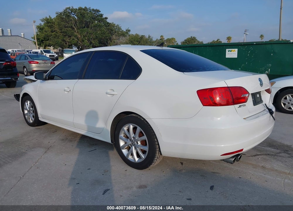 2011 VOLKSWAGEN JETTA 2.5L SE VIN: 3VWDX7AJXBM313356
