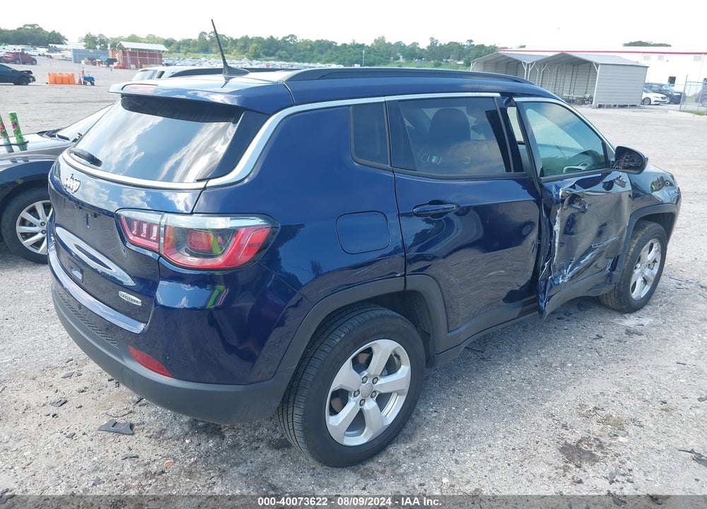 2019 JEEP COMPASS LATITUDE 4X4 VIN: 3C4NJDBB7KT787365