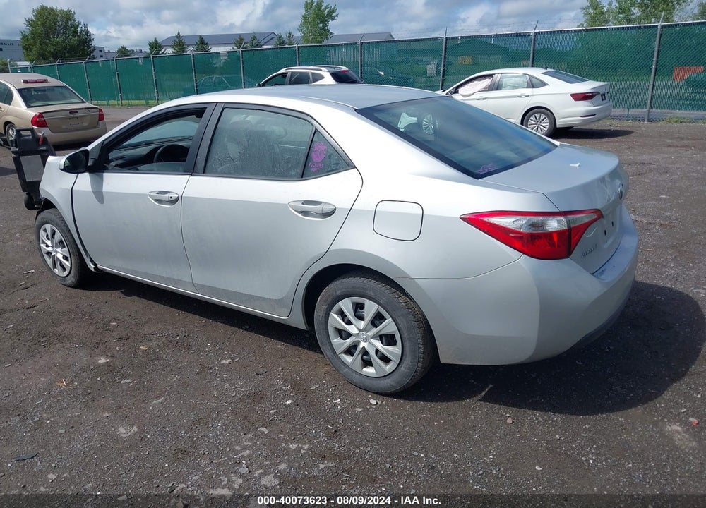 2016 TOYOTA COROLLA L VIN: 2T1BURHE8GC741191