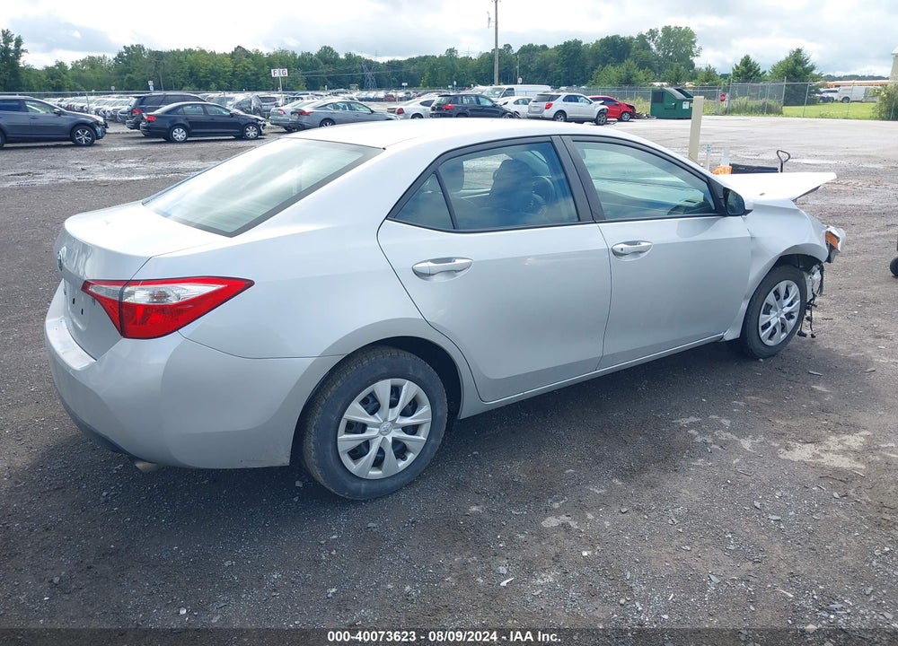 2016 TOYOTA COROLLA L VIN: 2T1BURHE8GC741191
