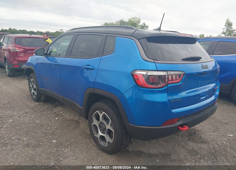 2022 JEEP COMPASS TRAILHAWK 4X4 VIN: 3C4NJDDB9NT148695