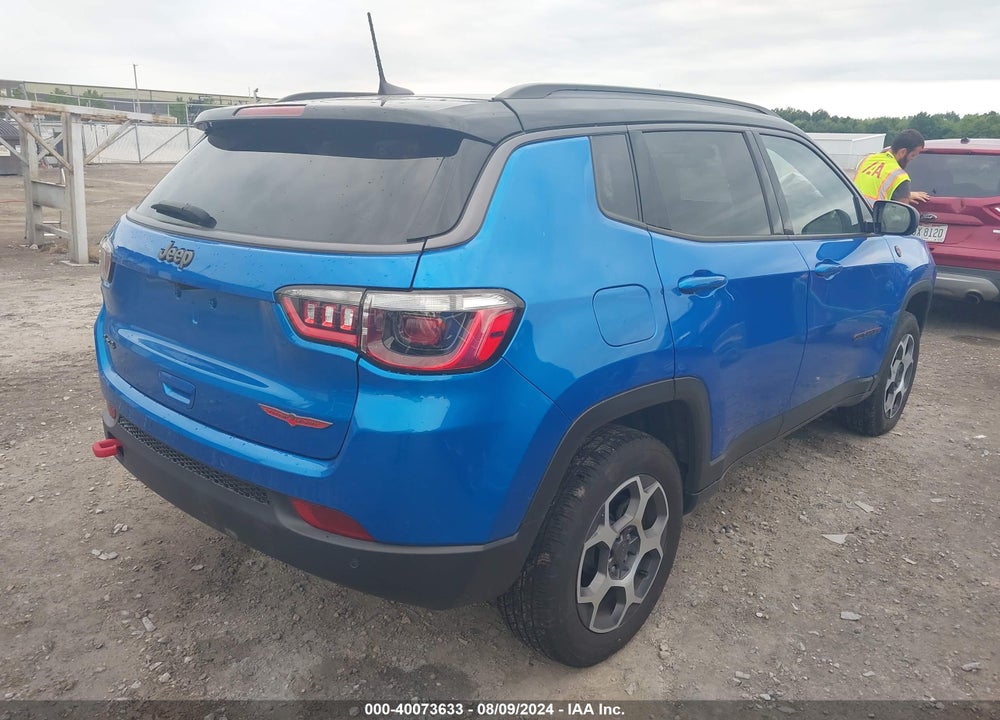 2022 JEEP COMPASS TRAILHAWK 4X4 VIN: 3C4NJDDB9NT148695
