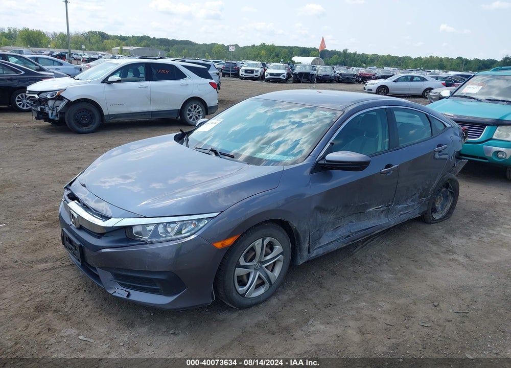 2016 HONDA CIVIC LX VIN: 19XFC2F50GE037258