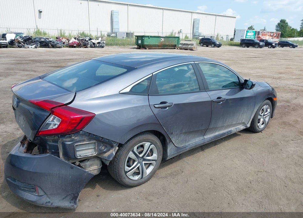2016 HONDA CIVIC LX VIN: 19XFC2F50GE037258